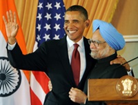 President Obama and PM ManmohanSingh at the joint press conference